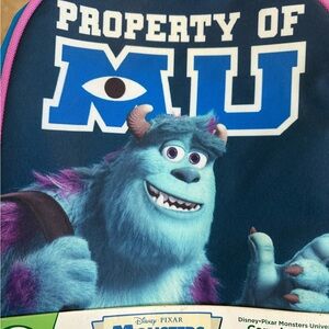 Disney Monsters University Blue and Purple Sulley Backpack